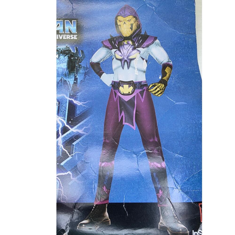 Skeletor Costume Boys M 8 Masters of the Universe Halloween New